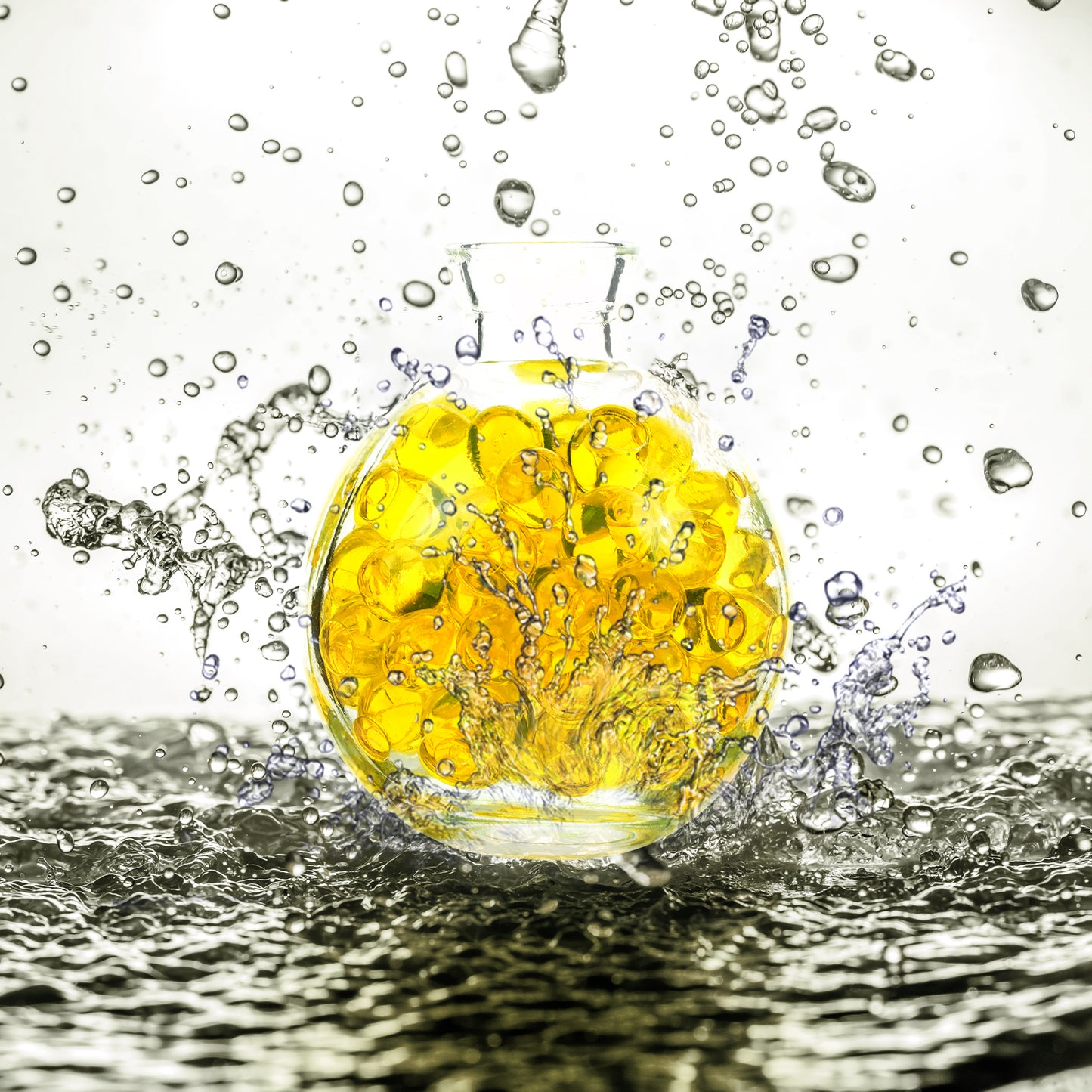 300,000 Pcs Yellow Water Beads,Non Toxic Water Beads for Vase Filler,Plant,Floating Candles,Wedding and Home Decoration