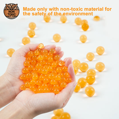 300,000 Pcs Orange Water Beads,Non Toxic Water Beads for Vase Filler,Plant,Floating Candles,Wedding and Home Decoration