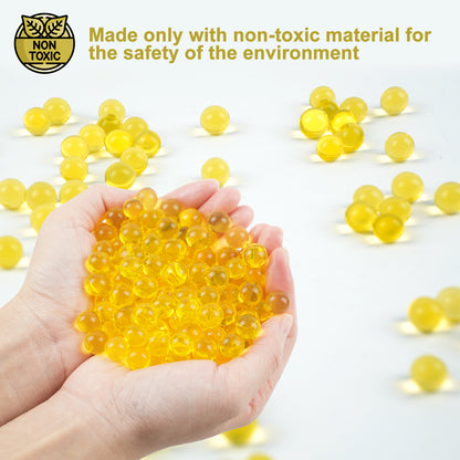 300,000 Pcs Yellow Water Beads,Non Toxic Water Beads for Vase Filler,Plant,Floating Candles,Wedding and Home Decoration