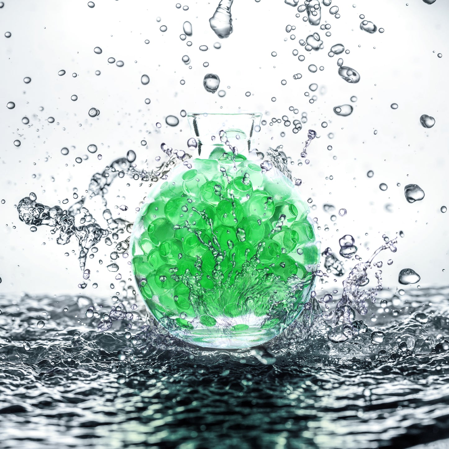 300,000 Pcs Green Water Beads,Non Toxic Water Beads for Vase Filler,Plant,Floating Candles,Wedding and Home Decoration