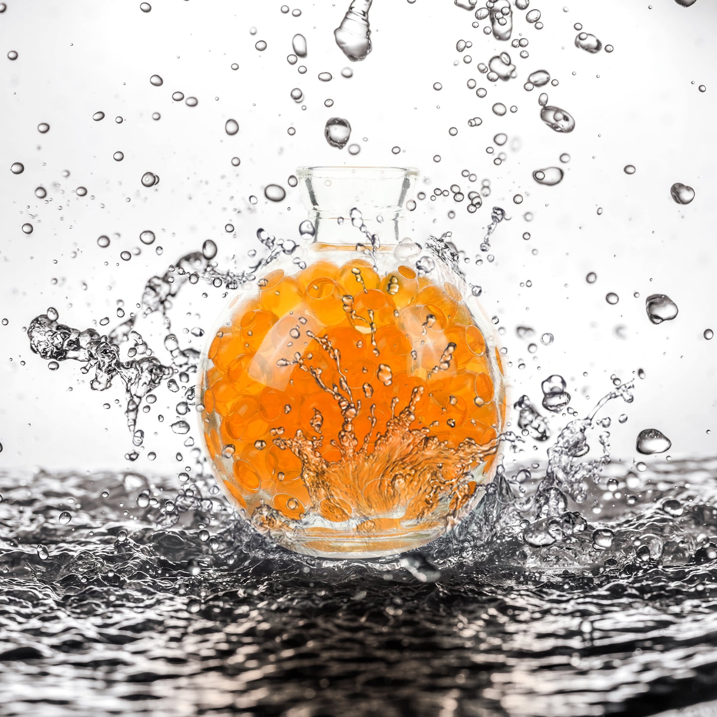 300,000 Pcs Orange Water Beads,Non Toxic Water Beads for Vase Filler,Plant,Floating Candles,Wedding and Home Decoration