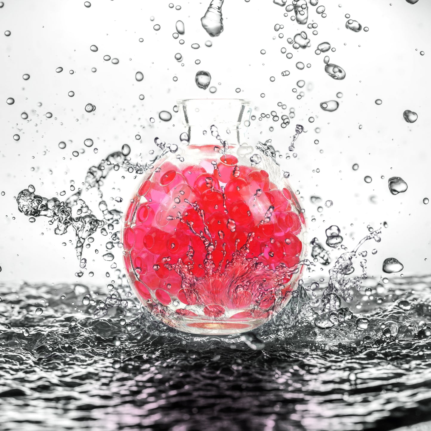 300,000 Pcs Red Water Beads,Non Toxic Water Beads for Vase Filler,Plant,Floating Candles,Wedding and Home Decoration