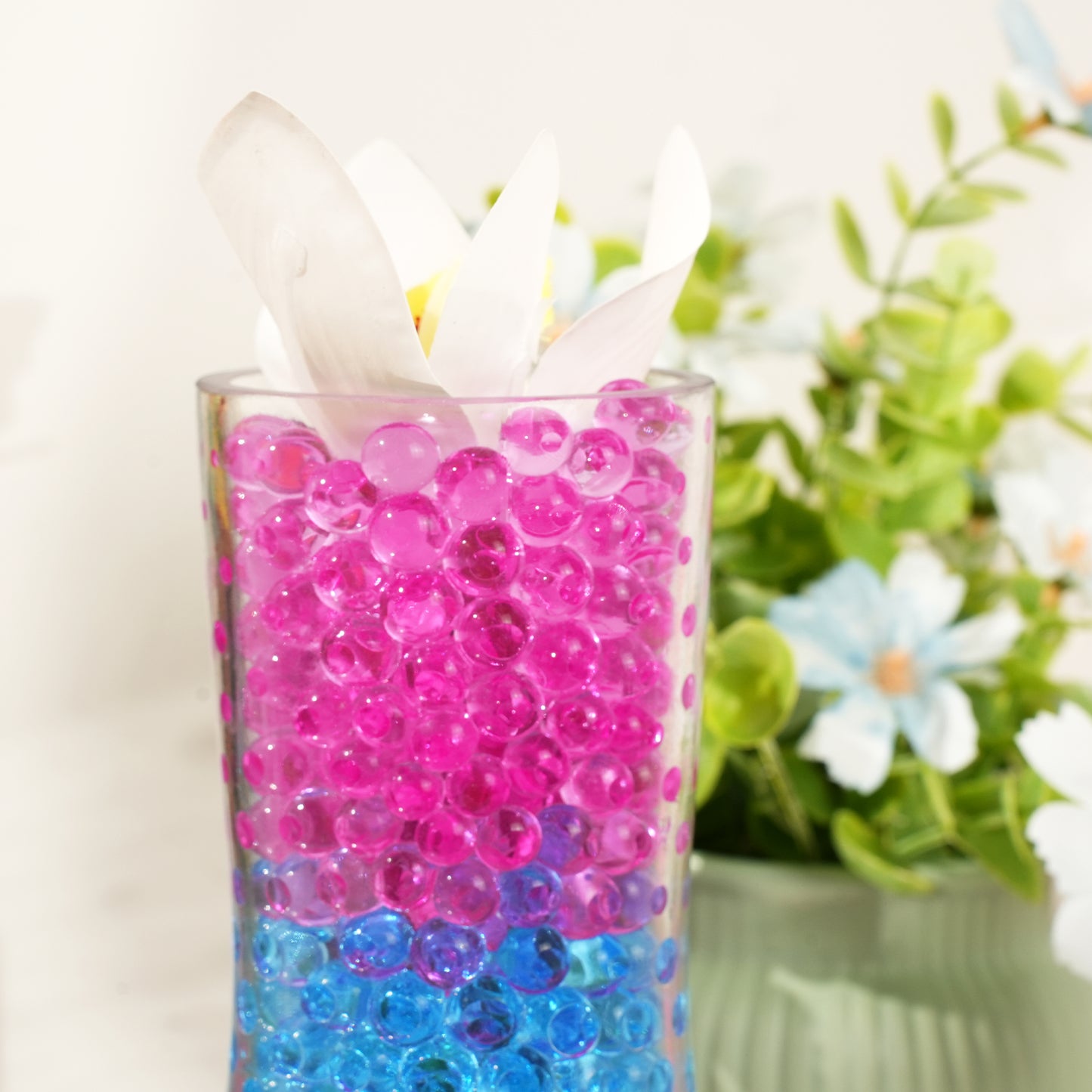 300,000 Pcs Pink Water Beads,Non Toxic Water Beads for Vase Filler,Plant,Floating Candles,Wedding and Home Decoration